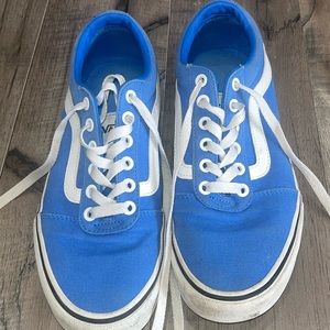 Blue old stool vans